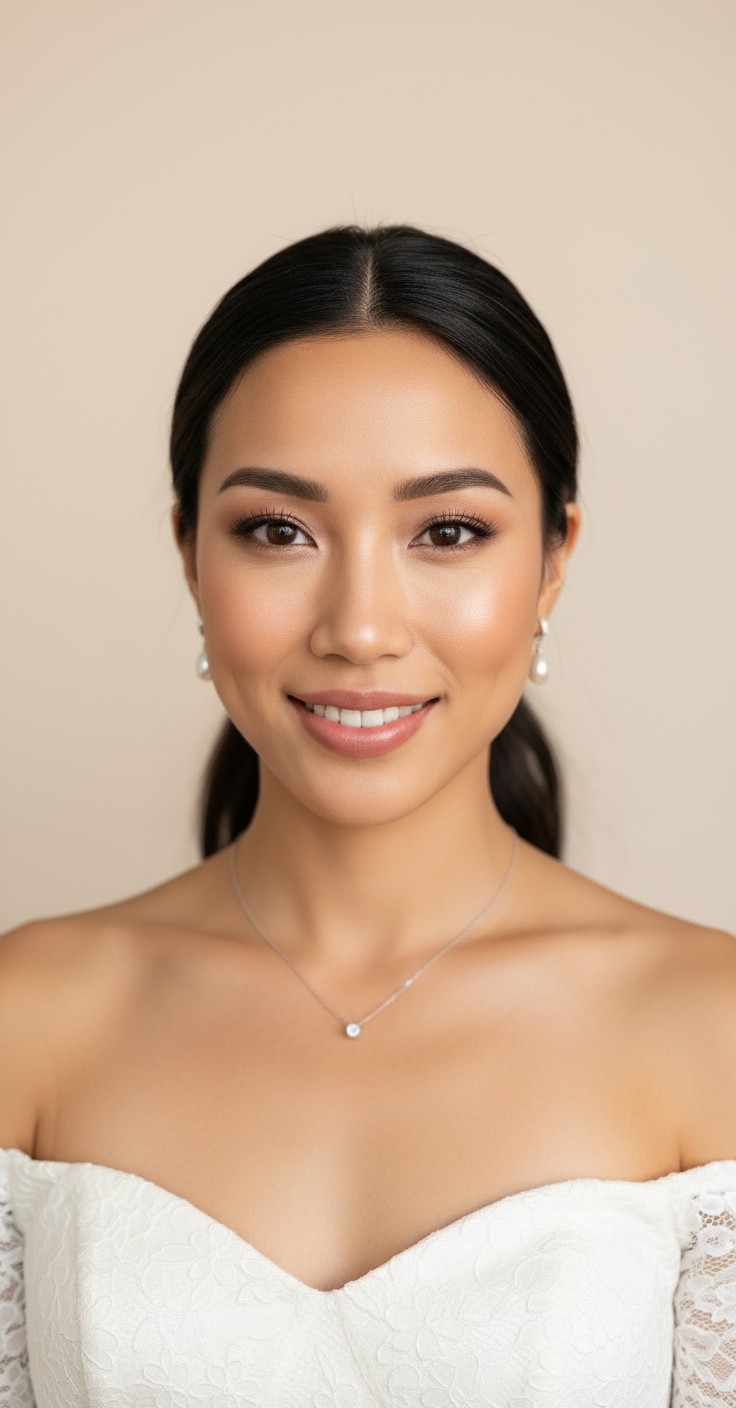 After Ponytail Wedding Updo